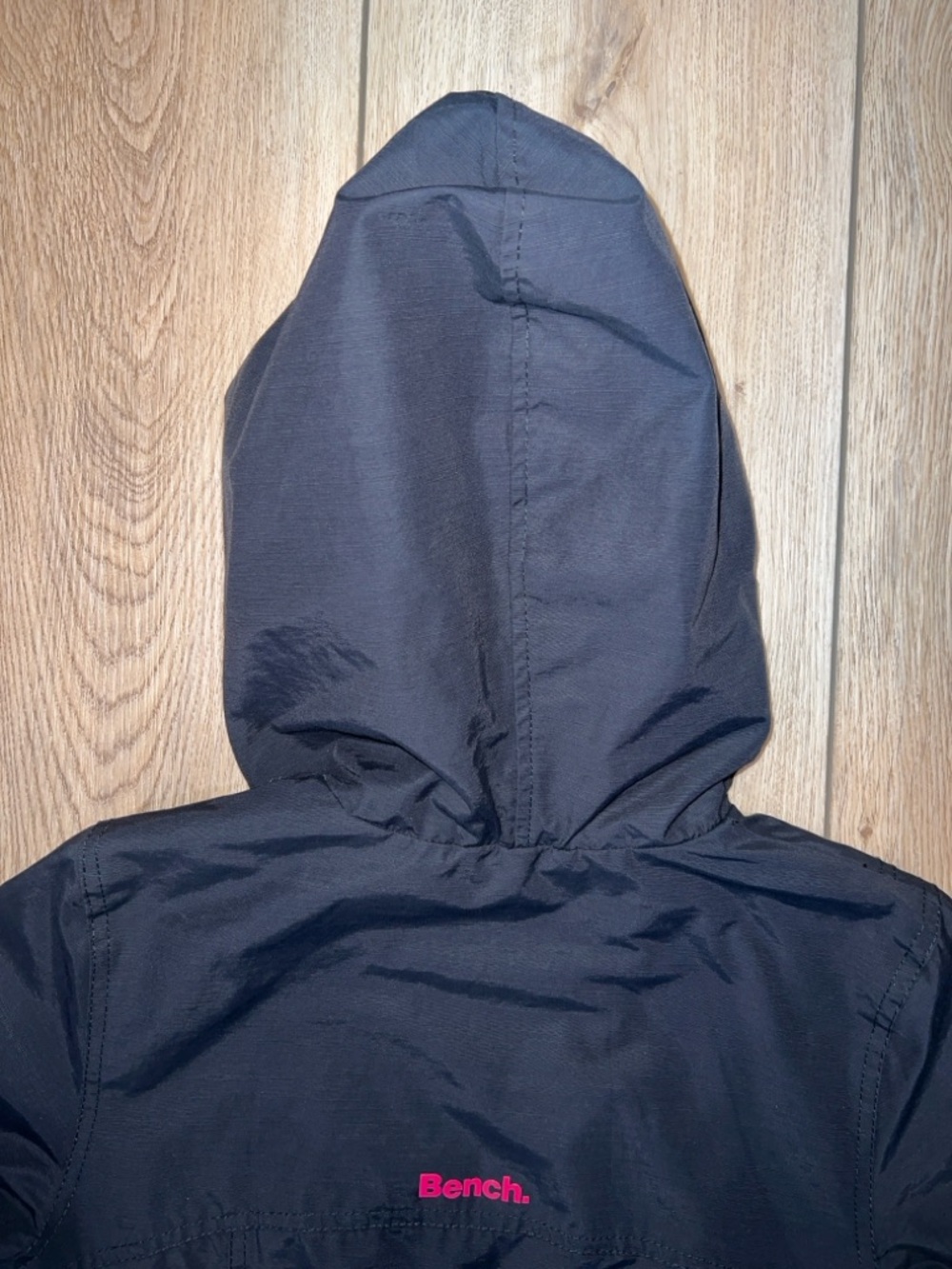Bench Black Double Zip Hooded Rain Jacket - Picture 13 of 16